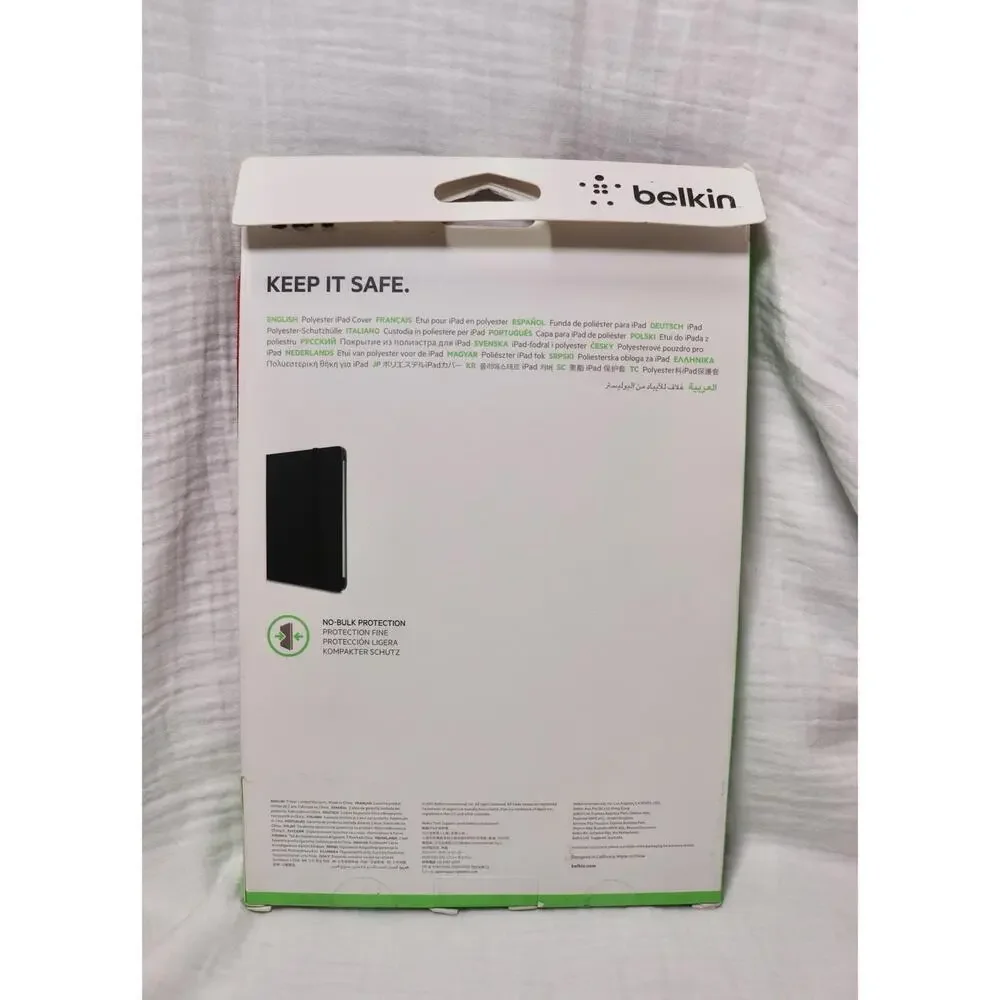 Belkin iPad Air Case Folding Folio Red Mag Close NEW
